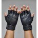 Weightlifting Gloves All Real Leather Padded with Wristwrap