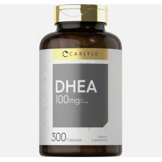 DHEA 100mg | 300 Capsules | Non-GMO & Gluten Free Supplement | by Carlyle