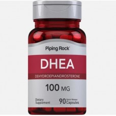 DHEA 100mg | 90 Capsules | Non-GMO, Gluten Free Supplement | by Piping Rock