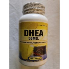 DHEA 50mg, 100 Capsules - (Dehydroepiandrosterone)