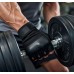 Weightlifting Gloves Real Leather Padded with Lycra Back
