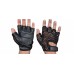 Weightlifting Gloves Real Leather Padded with Mesh Back