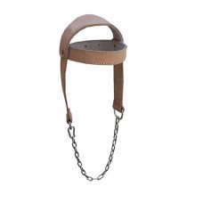 Real Leather Padded Head Harness